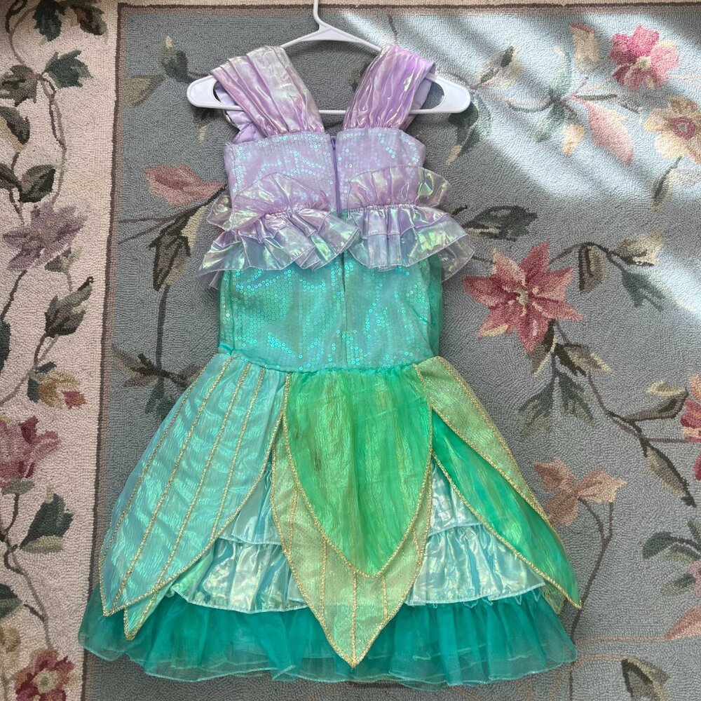 Disney Store Ariel Little Mermaid Limited Edition Costume Dress Size 5 - Picture 2 of 6